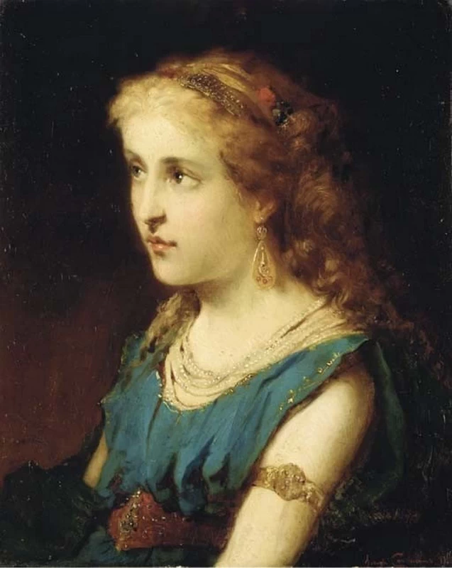 Pierre Olivier Joseph Coomans - Una bellezza orientale